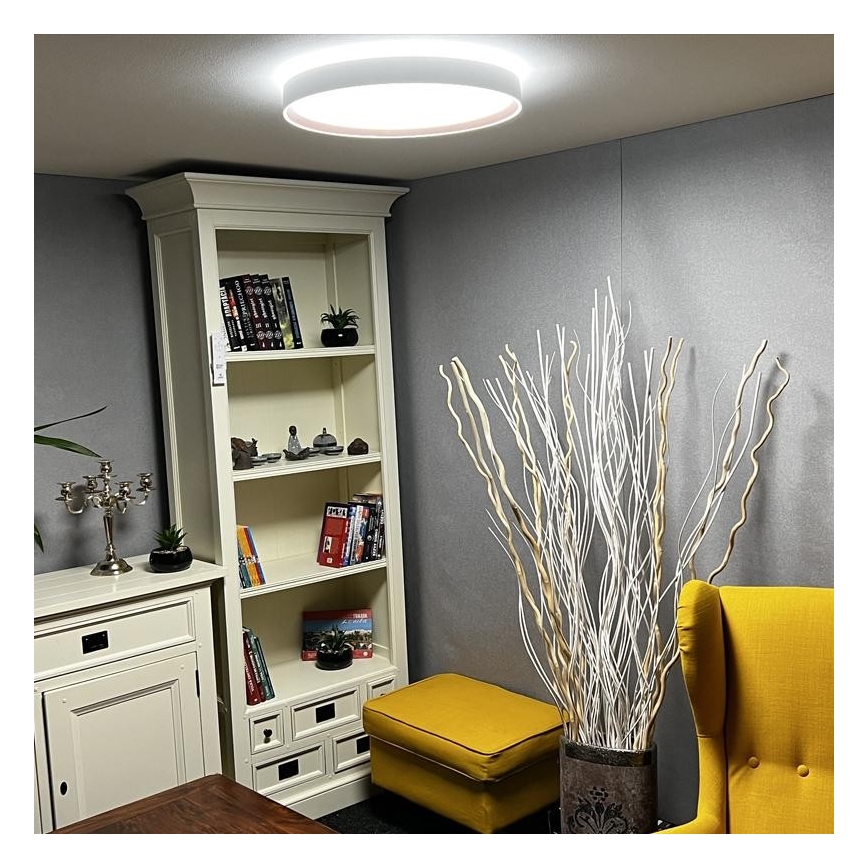 Plafonnier LED à intensité variable LED/48W/230V 2700-6500K Wi-Fi Tuya + télécommande