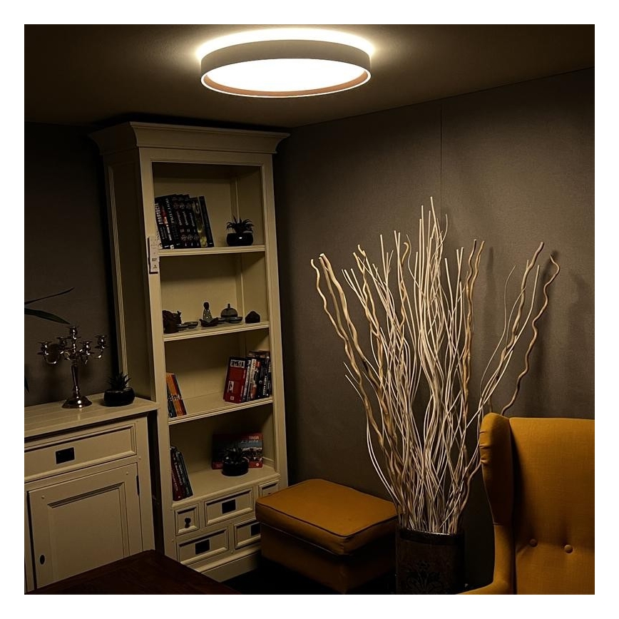 Plafonnier LED à intensité variable LED/48W/230V 2700-6500K Wi-Fi Tuya + télécommande