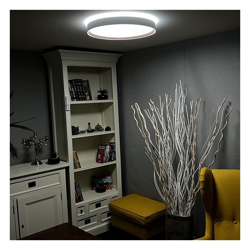 Plafonnier LED à intensité variable LED/48W/230V 2700-6500K Wi-Fi Tuya + télécommande