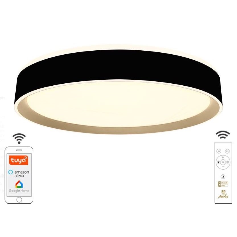 Plafonnier LED à intensité variable LED/48W/230V 2700-6500K Wi-Fi Tuya + télécommande