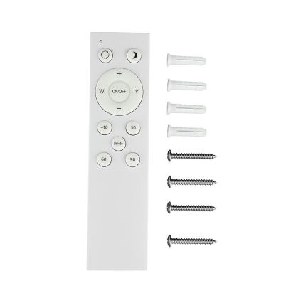 Plafonnier LED à intensité variable LED/60W/230V 3000K/4000K/6500K + télécommande