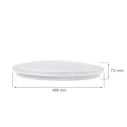 Plafonnier LED à intensité variable NYMPHEA LED/36W/230V 2700-6500K Wi-Fi Tuya
