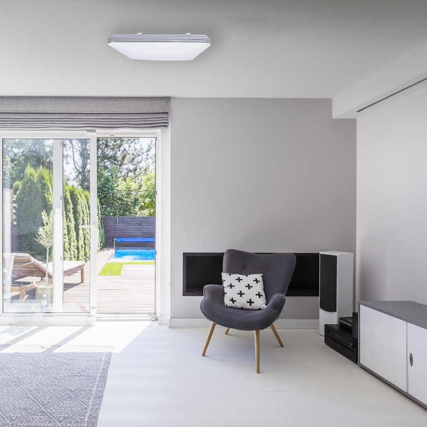 Plafonnier LED à intensité variable PALERMO LED/72W/230V + télécommande