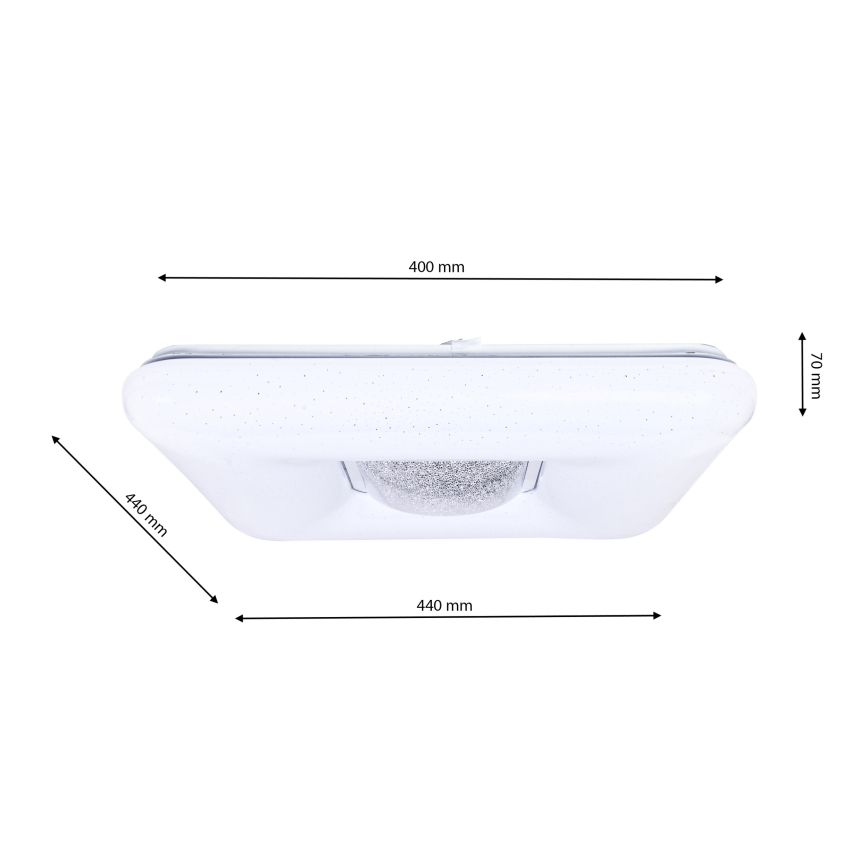 Plafonnier LED à intensité variable YAX LED/24W/230V + télécommande