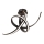 Plafonnier LED AREZIA LED/41W/230V noir