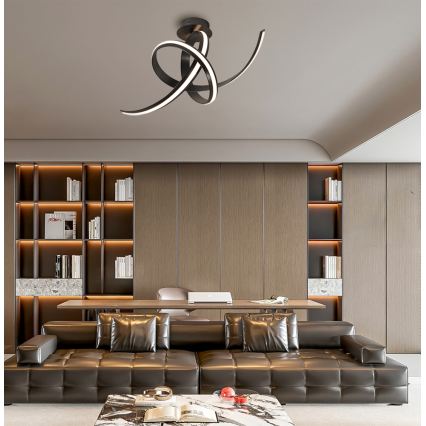 Plafonnier LED AREZIA LED/41W/230V noir