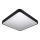 Plafonnier LED avec capteur de mouvement et capteur crépusculaire WILTON LED/24W/230V 4000K 33x33 cm noir