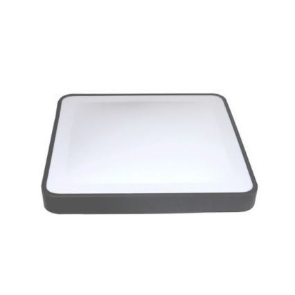 Plafonnier LED avec détecteur de mouvement et de crépuscule WILTON LED/24W/230V 4000K 33x33 cm anthracite