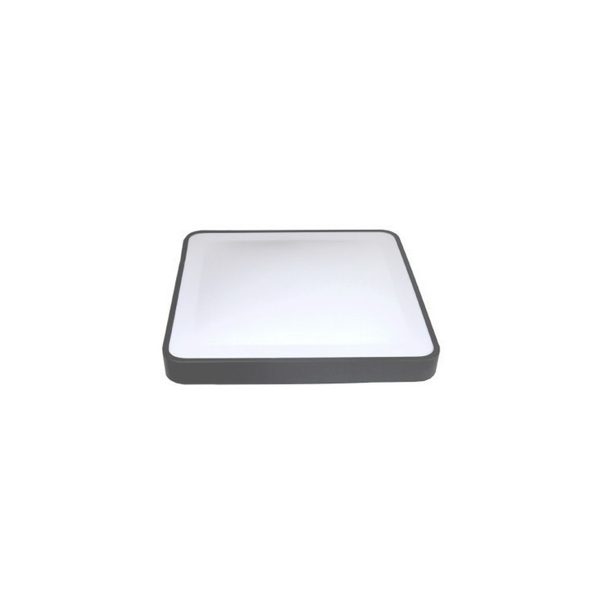 Plafonnier LED avec détecteur de mouvement et de crépuscule WILTON LED/24W/230V 4000K 33x33 cm anthracite