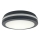 Plafonnier LED avec détecteur de mouvement, 20 W, 230 V, 3000/4000/6500 K, Ø 230 cm, IP54, anthracite