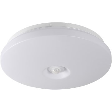 Plafonnier LED avec détecteur de mouvement et capteur crépusculaire FOGLER LED/12W/230V Ø 28 cm
