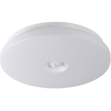 Plafonnier LED avec détecteur de mouvement et détecteur crépusculaire FOGLER LED/17W/230V Ø 33 cm