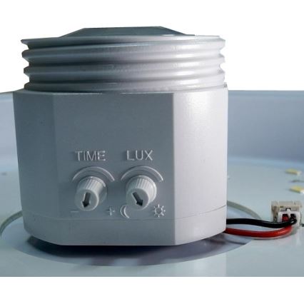 Plafonnier LED avec détecteur de mouvement et capteur crépusculaire LED/12W/230V Ø 29 cm blanc