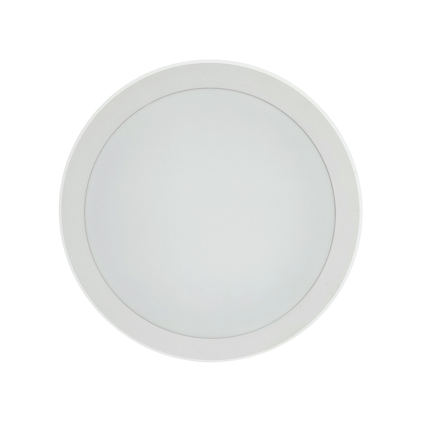 Plafonnier LED à détecteur de mouvement — 20 W, 230 V, 3000/4000/6500 K, Ø 230 cm, IP54, gris