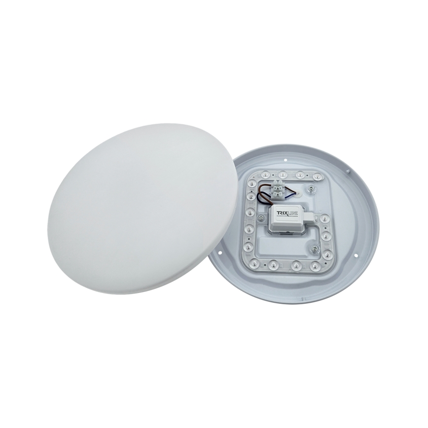 Plafonnier LED avec détecteur de mouvement LENA LED/12W/230V, Ø 25,7 cm, blanc