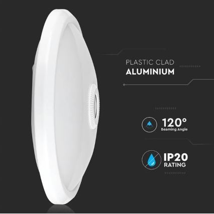 Plafonnier LED avec détecteur SAMSUNG CHIP LED/12W/230V 4000K