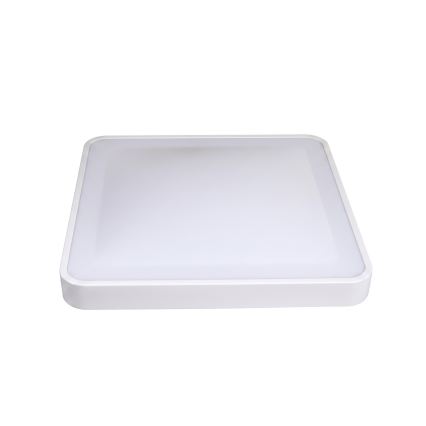 Plafonnier LED WILTON avec capteur de mouvement et capteur crépusculaire, LED/24W/230V, 4000K, 33x33 cm, blanc