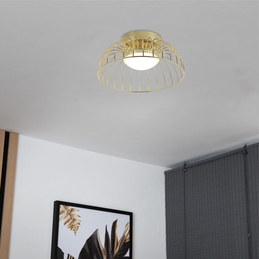 Plafonnier LED BETSY LED/12W/230V de 25 cm doré