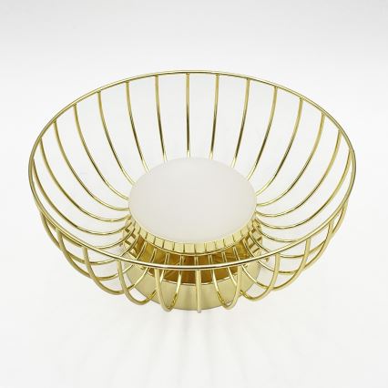 Plafonnier LED BETSY LED/12W/230V de 25 cm doré