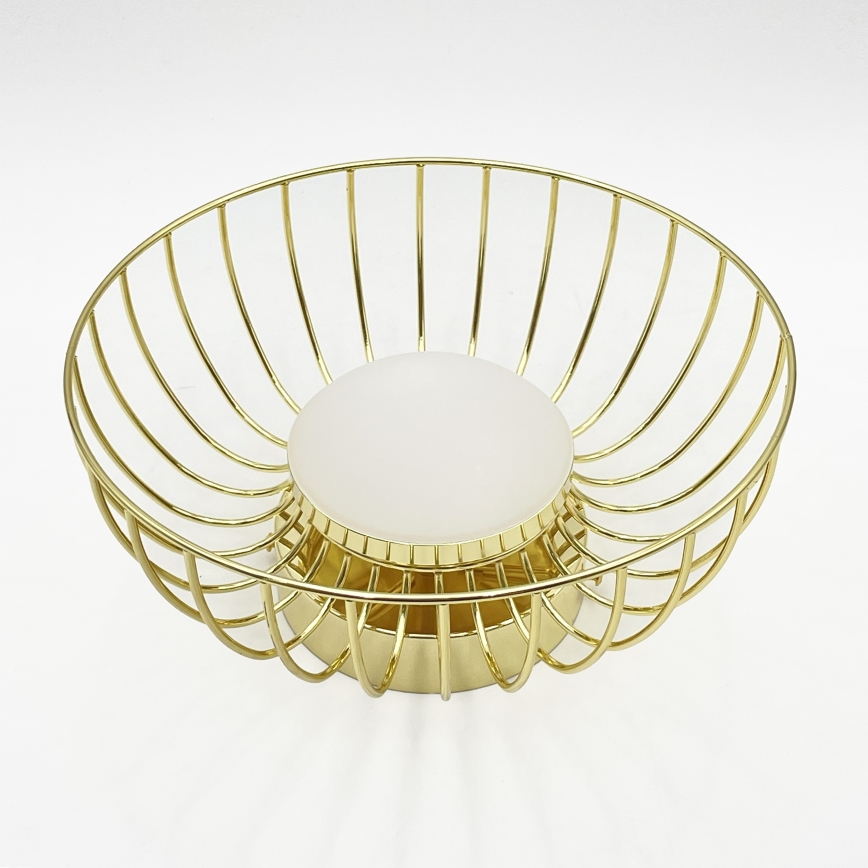 Plafonnier LED BETSY LED/12W/230V de 25 cm doré