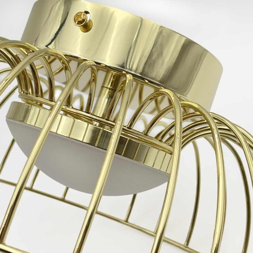 Plafonnier LED BETSY LED/12W/230V Ø 25 cm doré