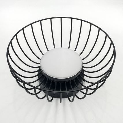 Plafonnier LED BETSY LED/12W/230V Ø 25 cm noir