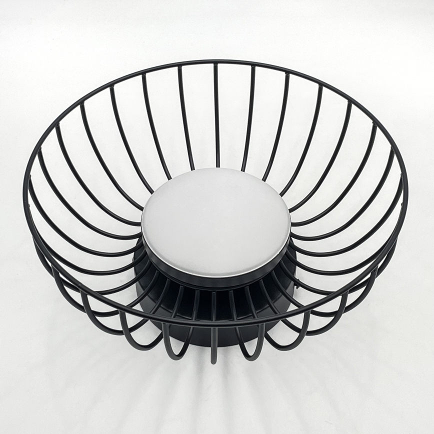 Plafonnier LED BETSY LED/12W/230V Ø 25 cm noir