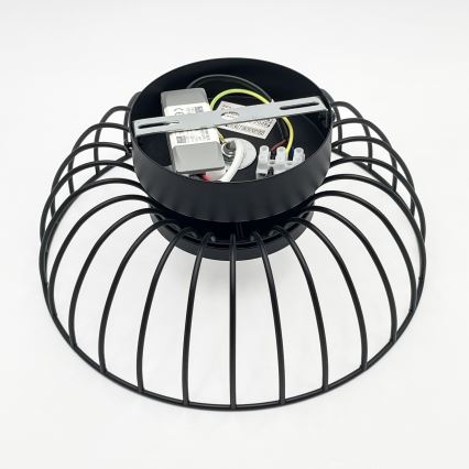 Plafonnier LED BETSY LED/12W/230V Ø 25 cm noir