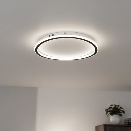 Plafonnier LED CALI, 30 W, 230 V, Ø 40 cm, noir
