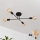 Plafonnier LED CAMBRIDGE 4xE27/8W/230V noir