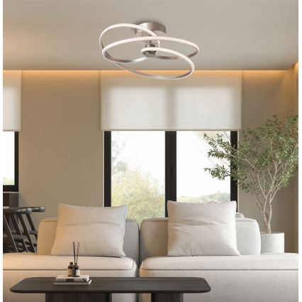 Plafonnier LED CORT LED/40W/230V argenté