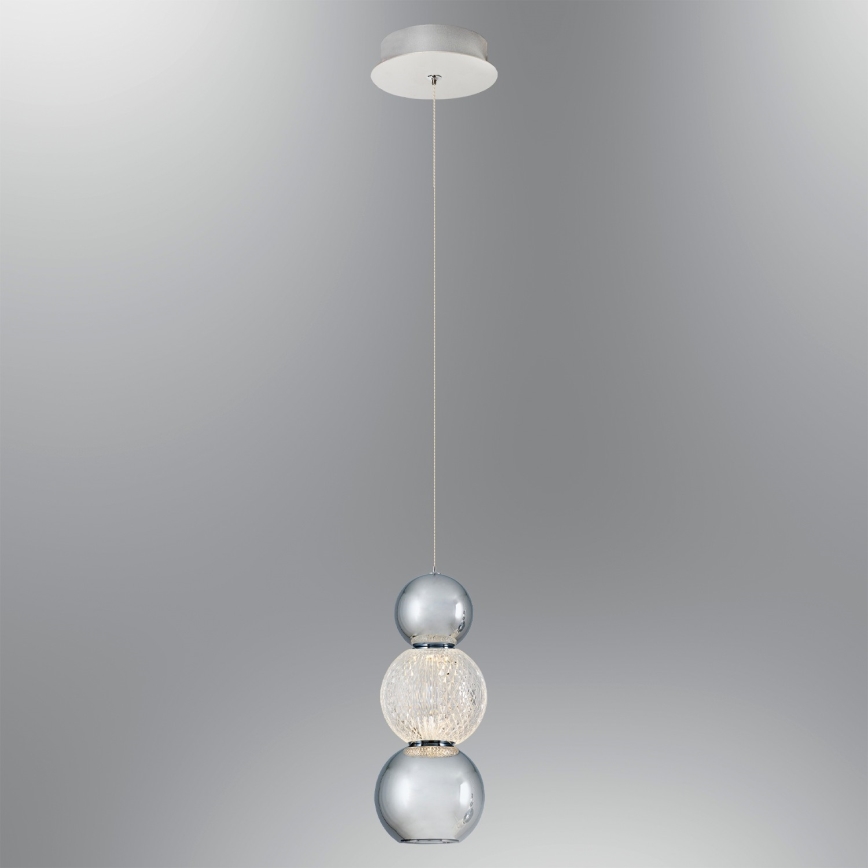 Plafonnier LED CREMONA LED/5W/230V 3000K chrom mat