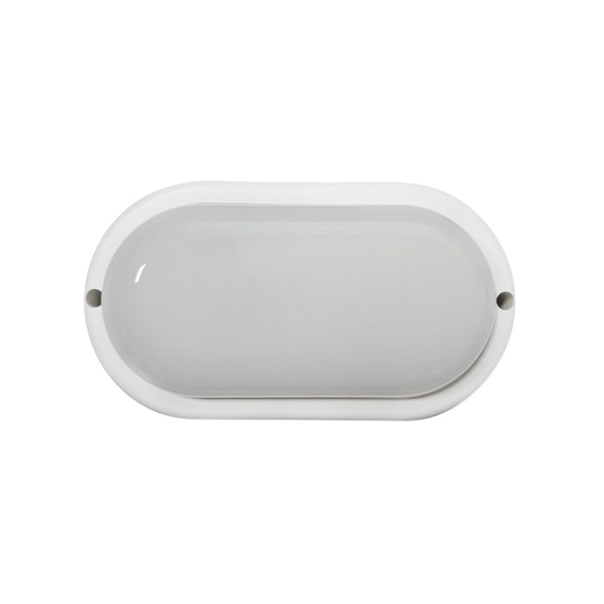 Plafonnier LED d'extérieur 8 W 230 V 4200 K IP64 blanc