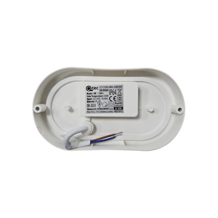 Plafonnier LED d'extérieur 8 W 230 V 4200 K IP64 blanc