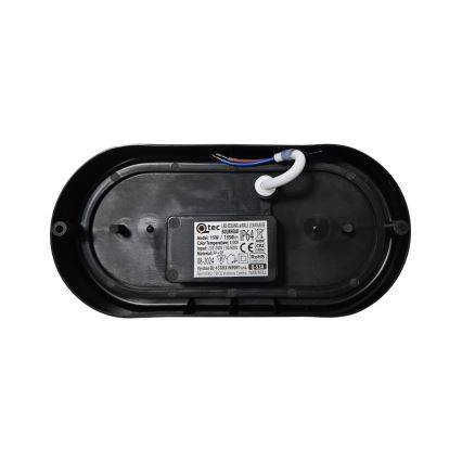 Plafonnier LED d'extérieur 8W/230V 4200K IP64 noir