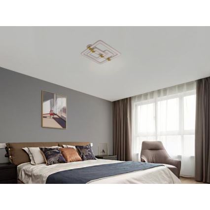 Plafonnier LED dimmable 140 W, 230 V, 3000–6500 K avec télécommande