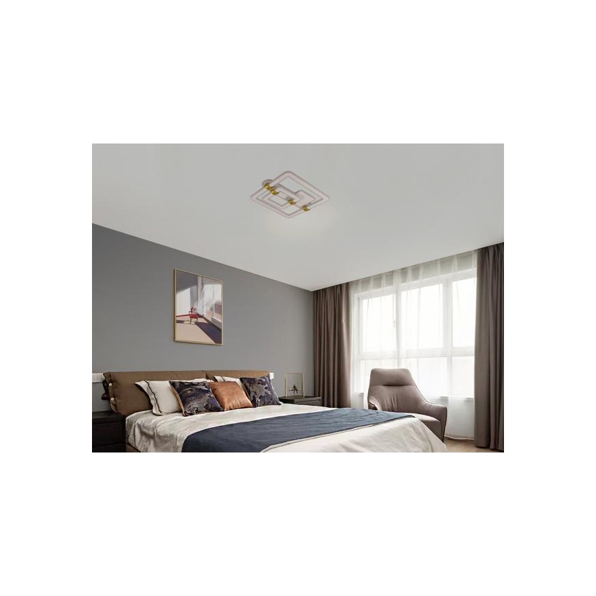 Plafonnier LED dimmable 140 W, 230 V, 3000–6500 K avec télécommande