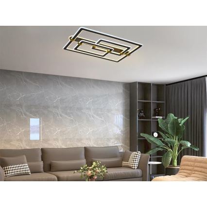 Plafonnier LED dimmable, 280 W, 230 V, 3000–6500 K — télécommande incluse