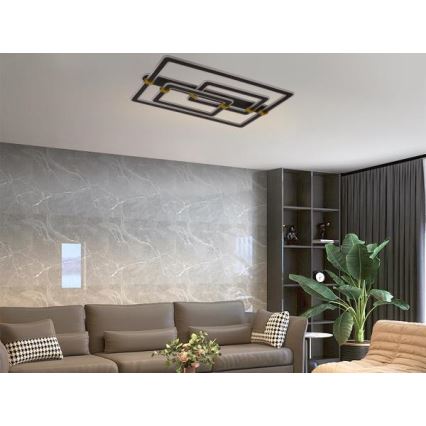 Plafonnier LED dimmable, 280 W, 230 V, 3000–6500 K — télécommande incluse