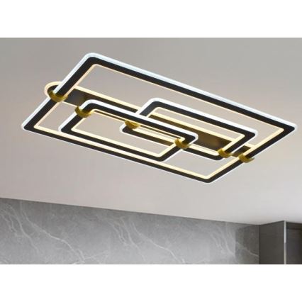 Plafonnier LED dimmable, 280 W, 230 V, 3000–6500 K — télécommande incluse