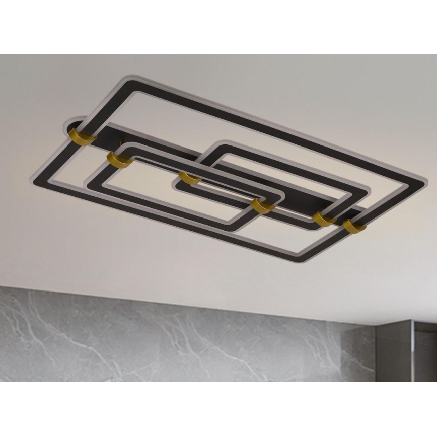 Plafonnier LED dimmable, 280 W, 230 V, 3000–6500 K — télécommande incluse