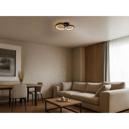 Plafonnier LED dimmable 35 W, 230 V, 3000–6500 K + télécommande