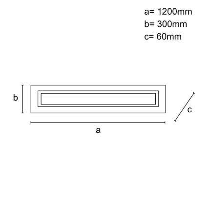 Plafonnier LED dimmable 55W/230V 3000-6500K + télécommande