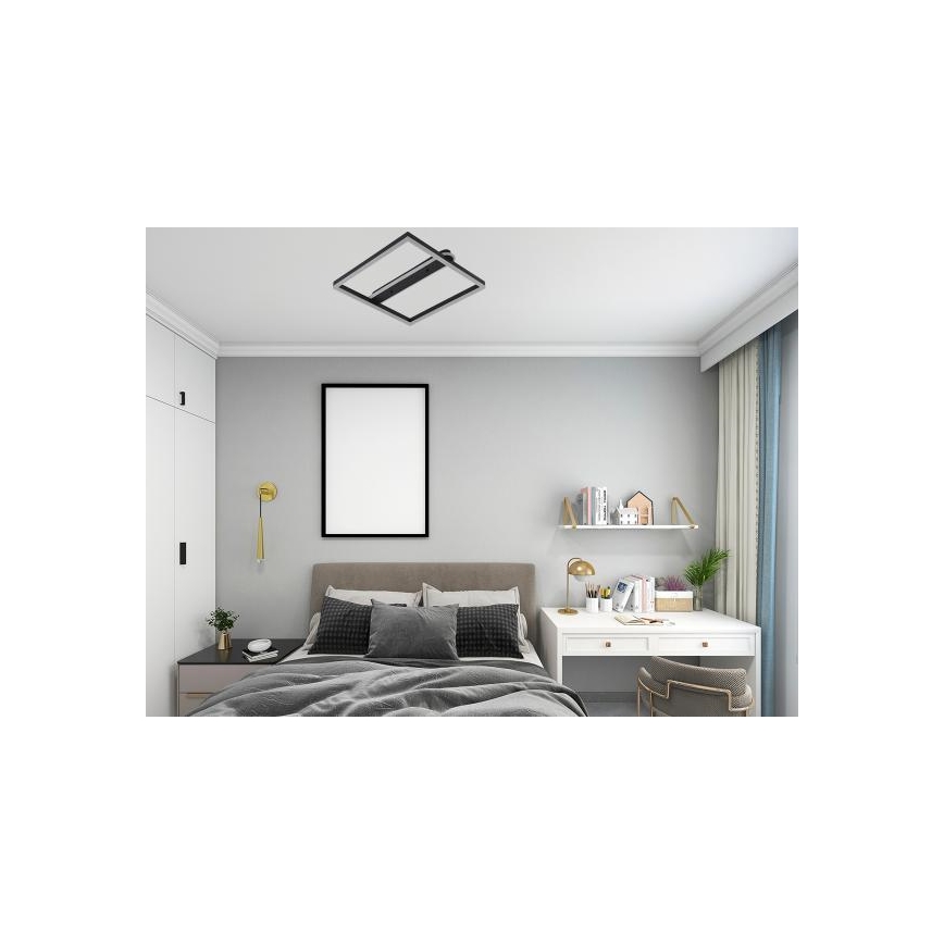 Plafonnier LED dimmable 60 W 230 V 3000–6500 K avec télécommande