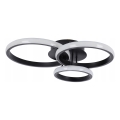 Plafonnier LED dimmable 70W/230V 3000-6500K noir + télécommande