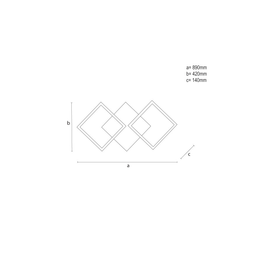 Plafonnier LED dimmable 85W/230V, 3000–6500 K — avec télécommande
