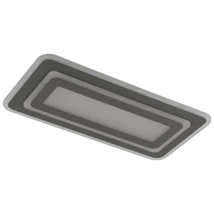 Plafonnier LED dimmable LED/85W/230V 3000-6500K gris + télécommande