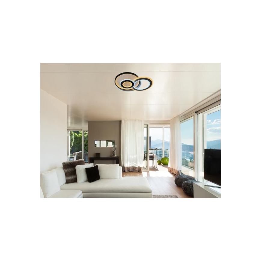 Plafonnier LED dimmable 95W/230V 3000-6500K + télécommande