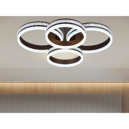 Plafonnier LED dimmable à montage en surface 150W/230V 3000-6500K + télécommande
