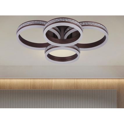 Plafonnier LED dimmable à montage en surface 150W/230V 3000-6500K + télécommande